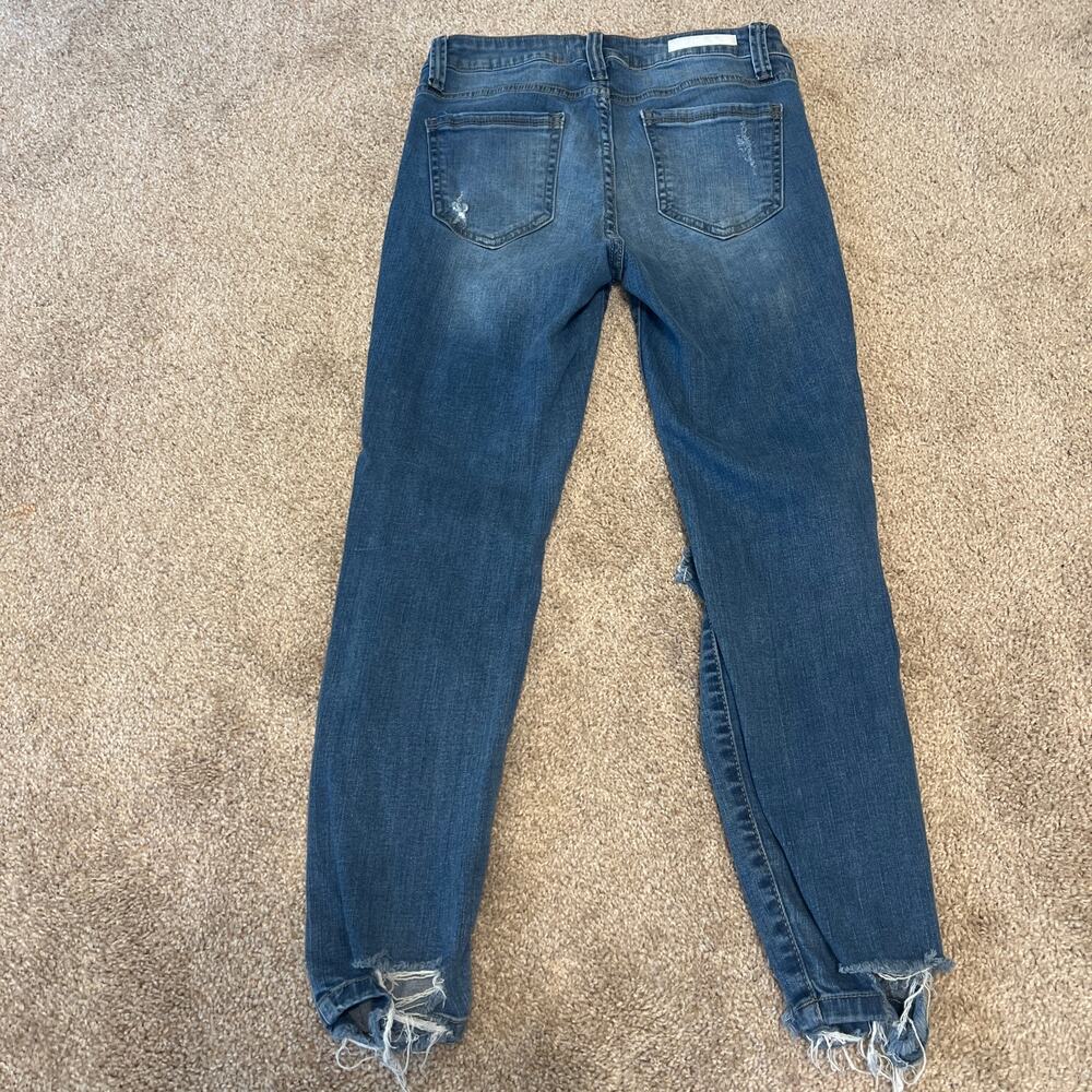 Ladies Cello Distressed Jeans SZ 7 - Picture 2 of 8